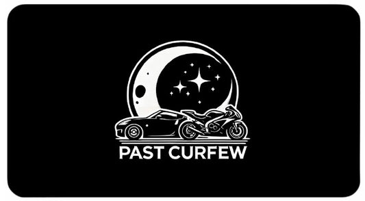 Past Curfew License Plate Cover